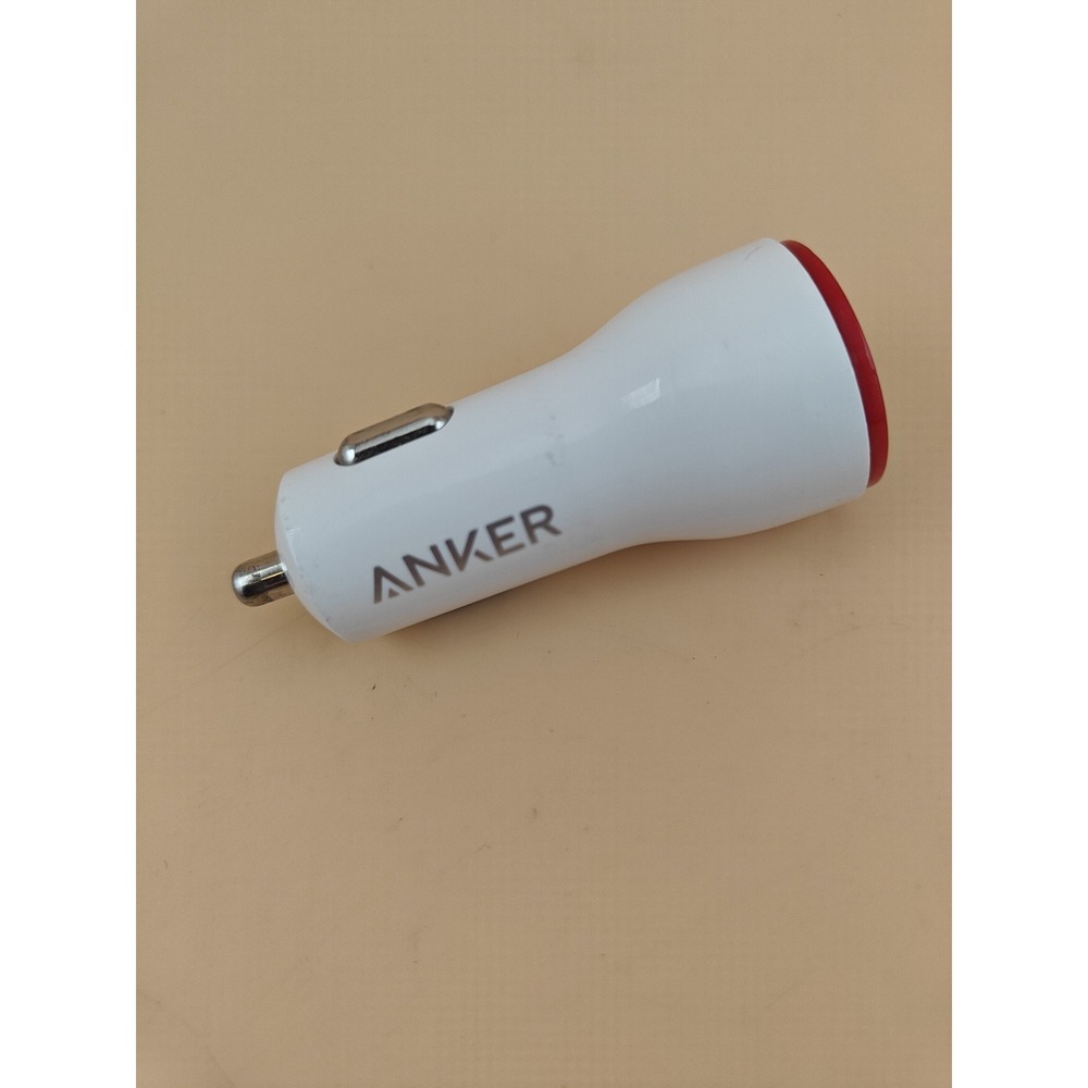 Anker PowerDrive 2 Car Charger 24W Dual USB White Fast Charging Adapter